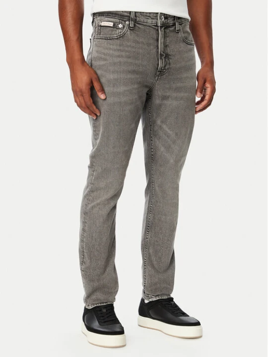 Zdjęcie produktu Calvin Klein Jeans Jeansy LV04RH729G Szary Slim Taper Fit