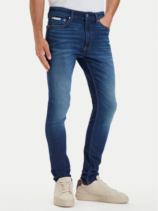 Zdjęcie produktu Calvin Klein Jeans Jeansy LV04RH754G Granatowy Skinny Fit