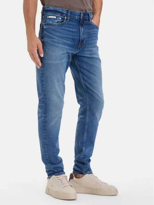 Zdjęcie produktu Calvin Klein Jeans Jeansy LV04RH906G Niebieski Taper Fit