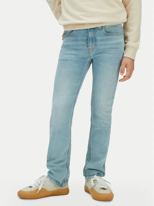 Zdjęcie produktu Calvin Klein Jeans Jeansy LVCKSJC45B Błękitny Slim Fit Niebieski jasny