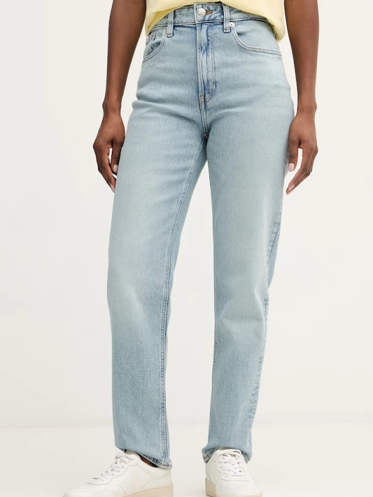 Zdjęcie produktu Calvin Klein Jeans jeansy mom fit damskie niebieski