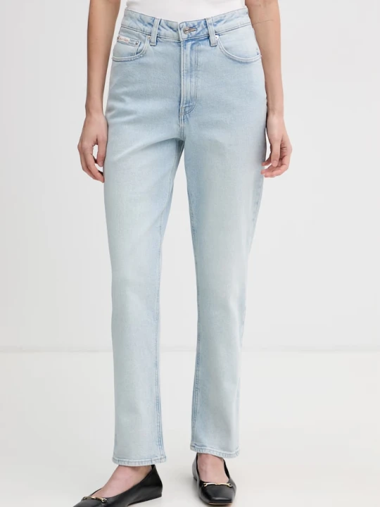 Zdjęcie produktu Calvin Klein Jeans jeansy mom fit damskie niebieski