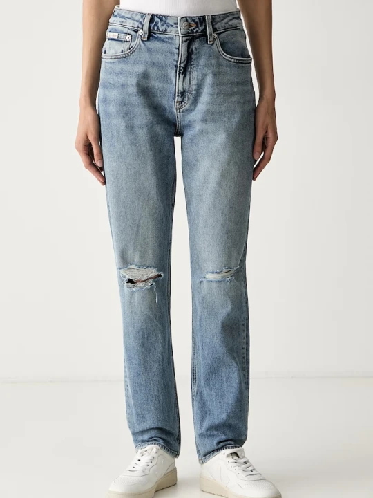Zdjęcie produktu Calvin Klein Jeans jeansy mom fit damskie niebieski