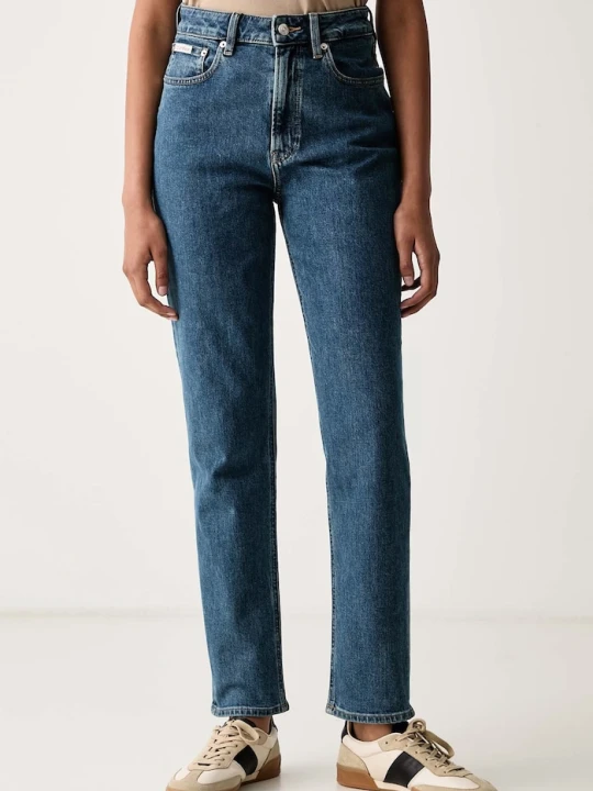 Zdjęcie produktu Calvin Klein Jeans jeansy mom fit damskie niebieski