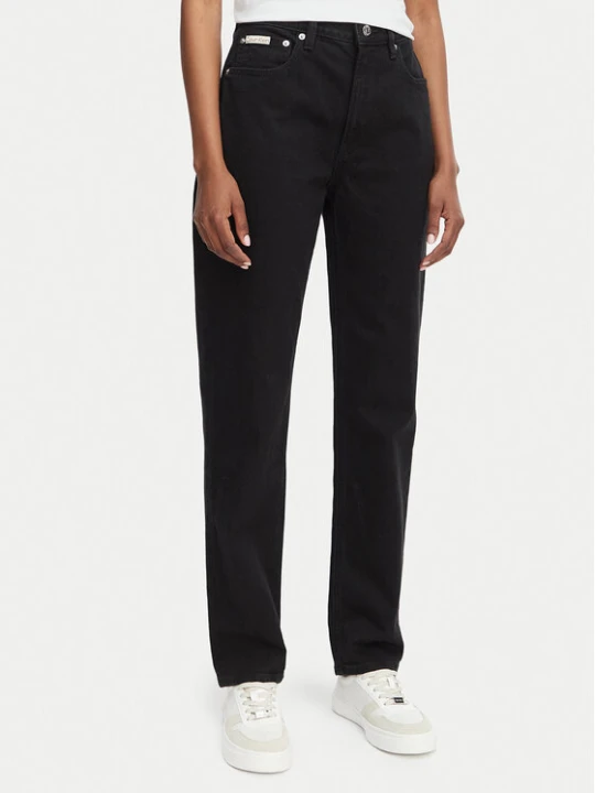 Zdjęcie produktu Calvin Klein Jeans Jeansy New Mom Jean LV047D843G Czarny Mom Fit