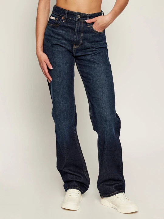 Zdjęcie produktu Calvin Klein Jeans Jeansy OXBOW | Straight fit | high rise granatowy