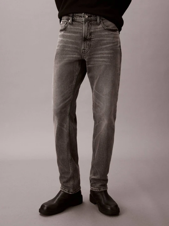 Zdjęcie produktu Calvin Klein Jeans Jeansy Pewter Rock | Slim Fit szary