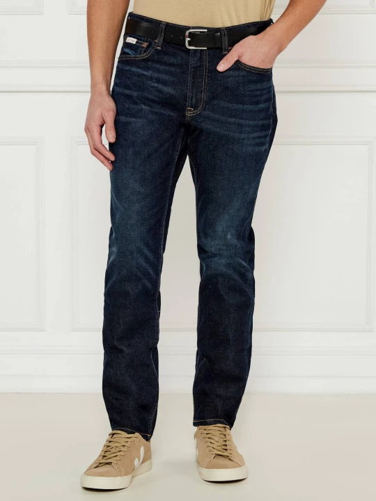 Zdjęcie produktu Calvin Klein Jeans Jeansy Rebel | Slim Fit granatowy