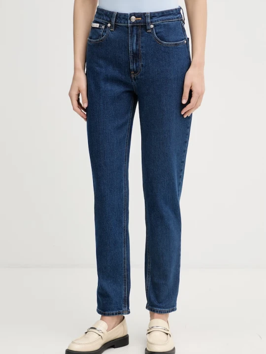 Zdjęcie produktu Calvin Klein Jeans jeansy relaxed fit damskie niebieski