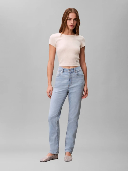 Zdjęcie produktu Calvin Klein Jeans Jeansy | Relaxed fit | high rise błękitny