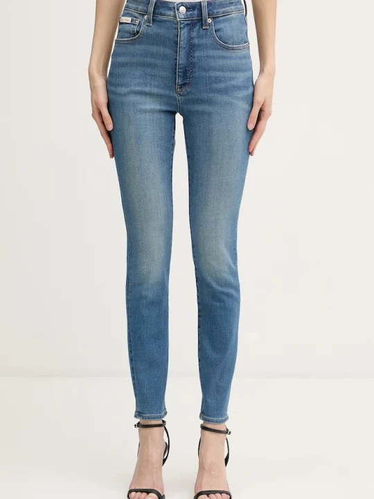 Zdjęcie produktu Calvin Klein Jeans jeansy skinny damskie niebieski