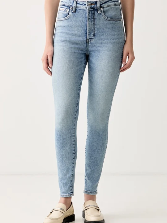 Zdjęcie produktu Calvin Klein Jeans jeansy skinny damskie niebieski