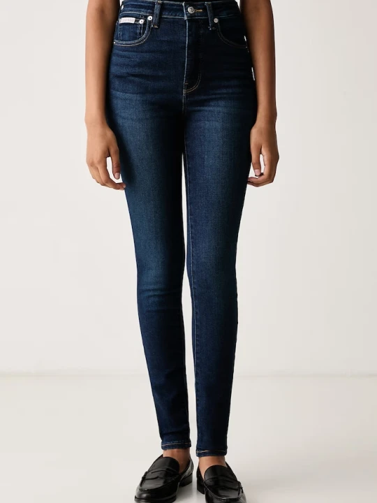 Zdjęcie produktu Calvin Klein Jeans jeansy skinny damskie granatowy