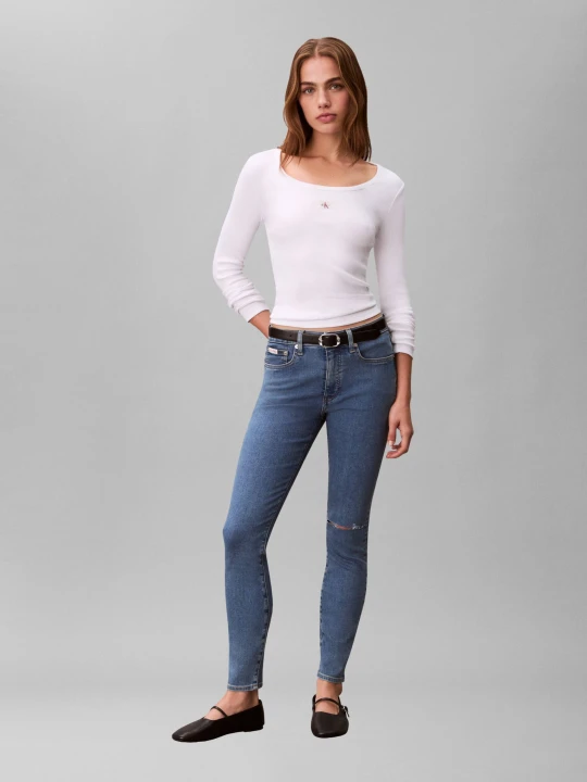 Zdjęcie produktu Calvin Klein Jeans Jeansy | Skinny fit | mid rise niebieski