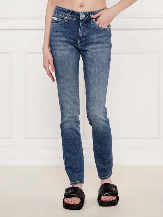Zdjęcie produktu Calvin Klein Jeans Jeansy | Skinny fit | mid rise niebieski