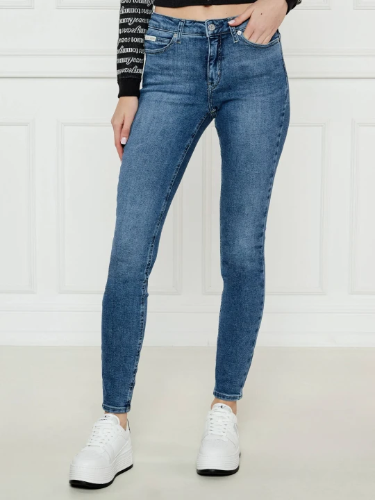 Zdjęcie produktu Calvin Klein Jeans Jeansy | Skinny fit | mid rise niebieski