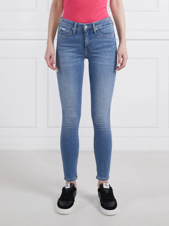 Zdjęcie produktu Calvin Klein Jeans Jeansy | Skinny fit | mid rise niebieski