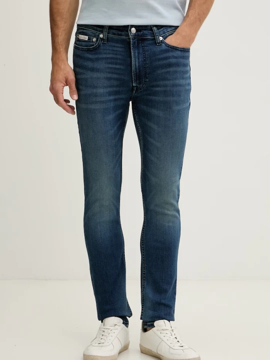 Zdjęcie produktu Calvin Klein Jeans jeansy skinny męskie granatowy