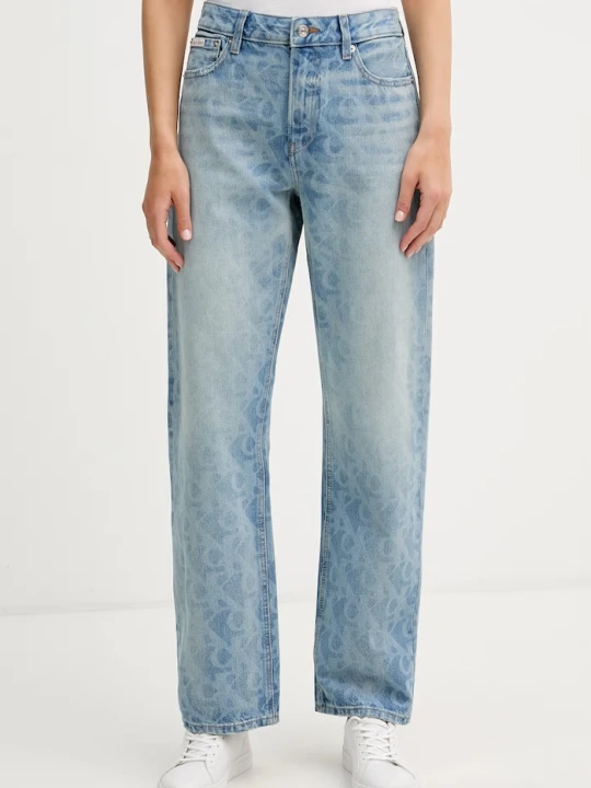 Zdjęcie produktu Calvin Klein Jeans jeansy straight damskie niebieski