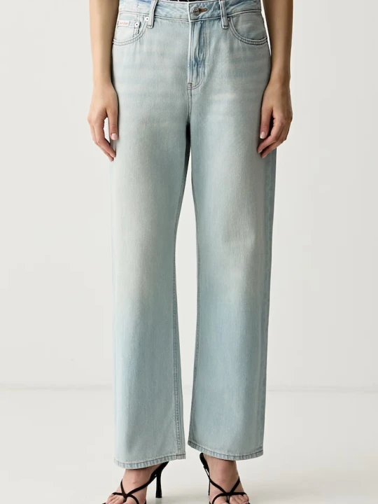 Zdjęcie produktu Calvin Klein Jeans jeansy straight damskie niebieski
