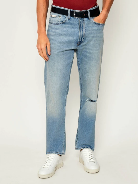 Zdjęcie produktu Calvin Klein Jeans Jeansy | Straight fit niebieski
