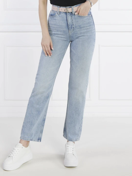 Zdjęcie produktu Calvin Klein Jeans Jeansy | Straight fit | high rise niebieski