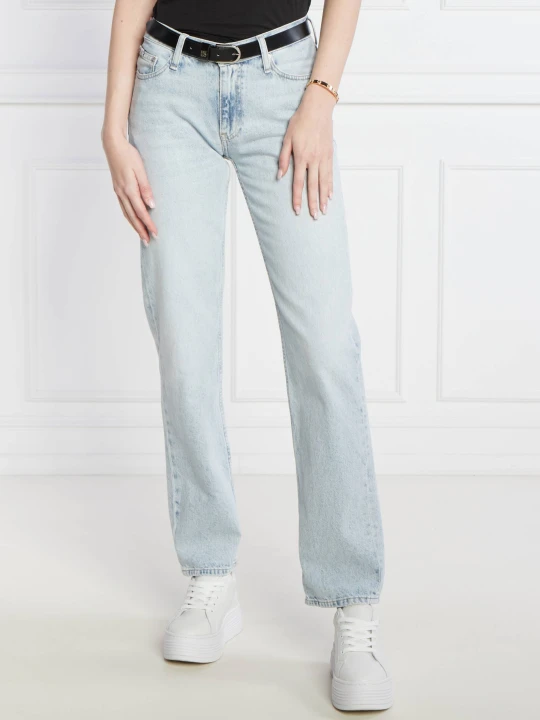 Zdjęcie produktu Calvin Klein Jeans Jeansy | Straight fit | low rise błękitny