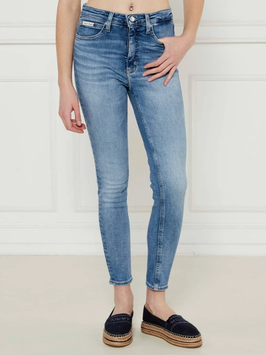 Zdjęcie produktu Calvin Klein Jeans Jeansy | Super Skinny fit | high rise niebieski
