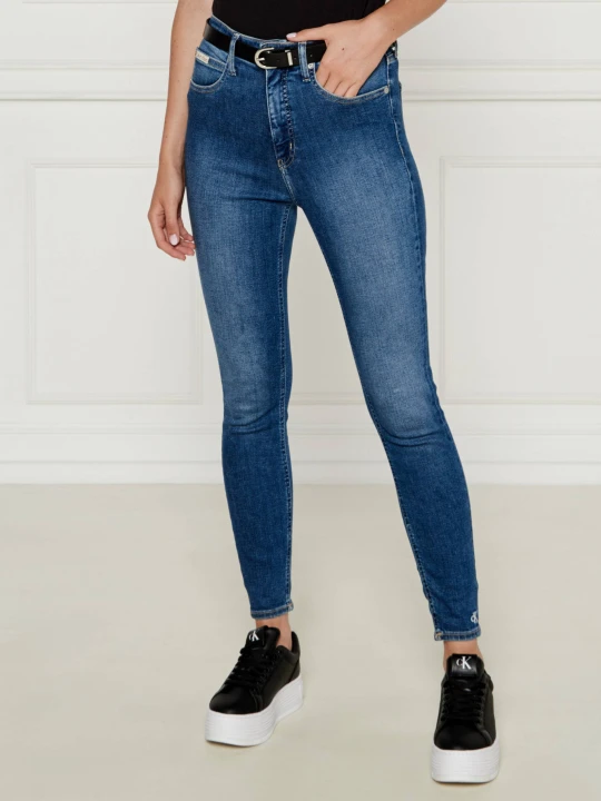 Zdjęcie produktu Calvin Klein Jeans Jeansy | Super Skinny fit | high rise niebieski