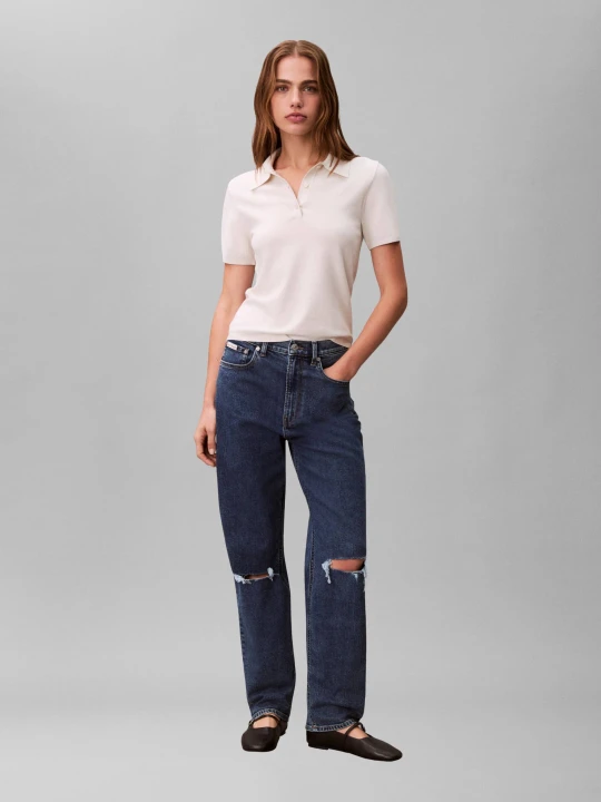 Zdjęcie produktu Calvin Klein Jeans Jeansy | Tapered fit | high rise granatowy
