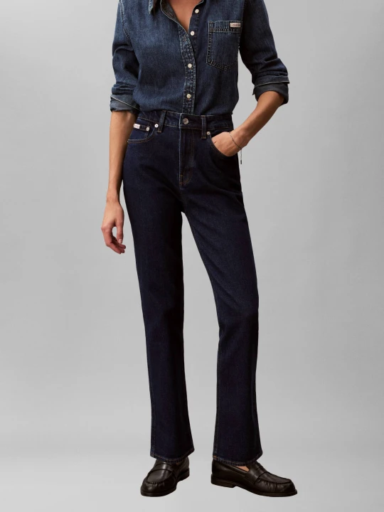 Zdjęcie produktu Calvin Klein Jeans Jeansy THE BROOKE | flare fit | stretch granatowy