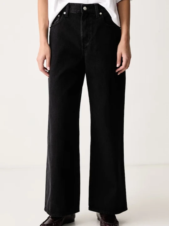 Zdjęcie produktu Calvin Klein Jeans jeansy wide leg damskie czarny
