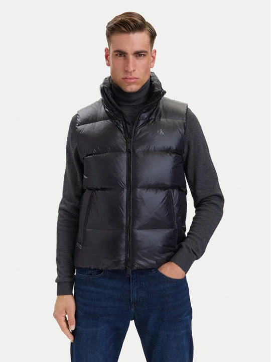 Zdjęcie produktu Calvin Klein Jeans Kamizelka LV04RH504G Czarny Regular Fit