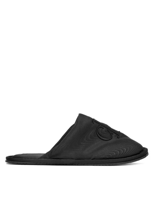 Zdjęcie produktu Calvin Klein Jeans Kapcie Slipper Satin Moire YW0YW02053 Czarny