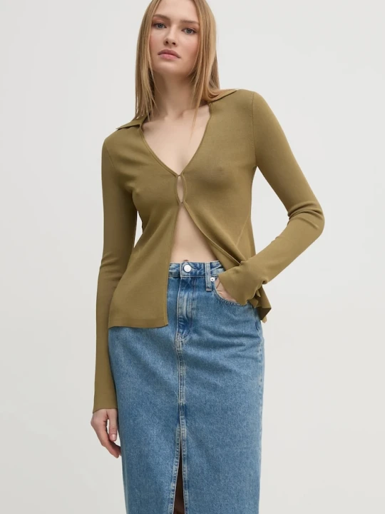 Zdjęcie produktu Calvin Klein Jeans kardigan zielony