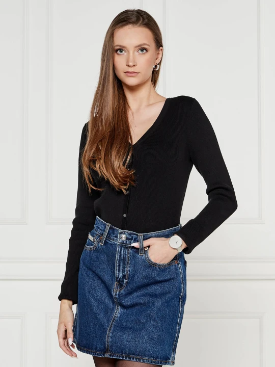 Zdjęcie produktu Calvin Klein Jeans Kardigan | Slim Fit czarny