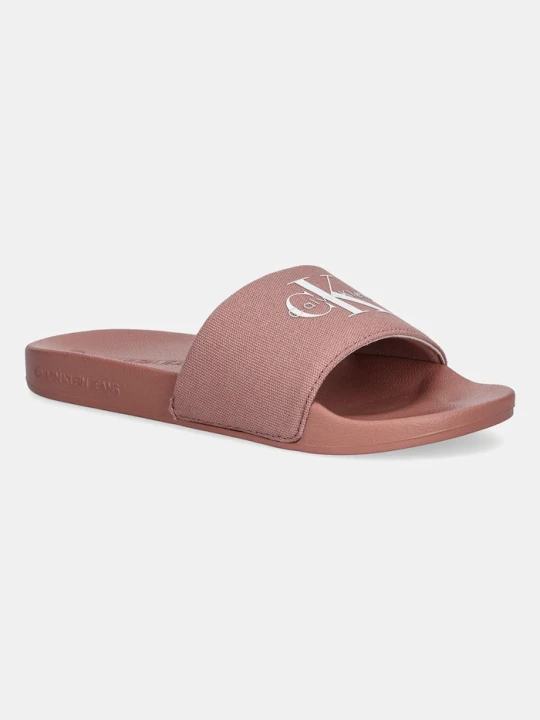 Zdjęcie produktu Calvin Klein Jeans klapki SLIDE MONOGRAM WN LOGO CK różowy