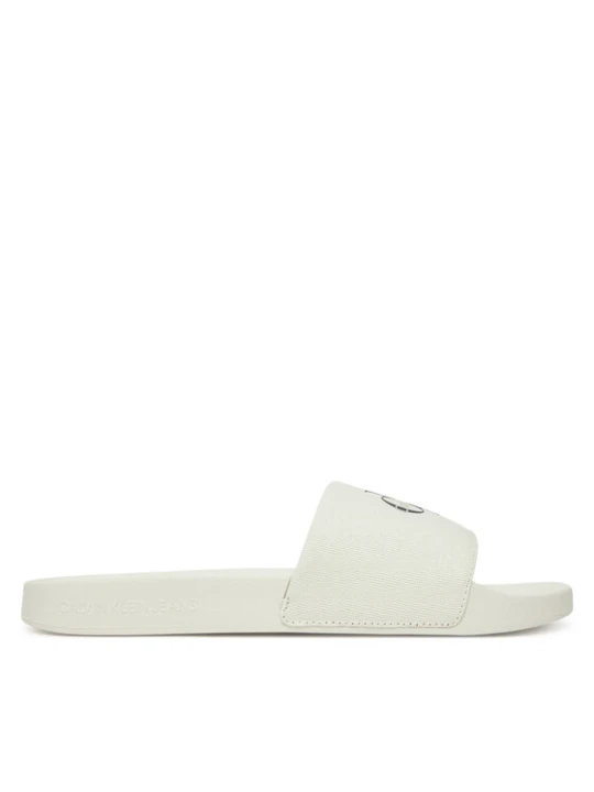 Zdjęcie produktu Calvin Klein Jeans Klapki Slide Monologo Cv YM0YM01367 Biały