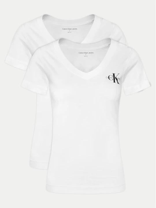 Zdjęcie produktu Calvin Klein Jeans Komplet t-shirtów J20J223447 Biały Regular Fit