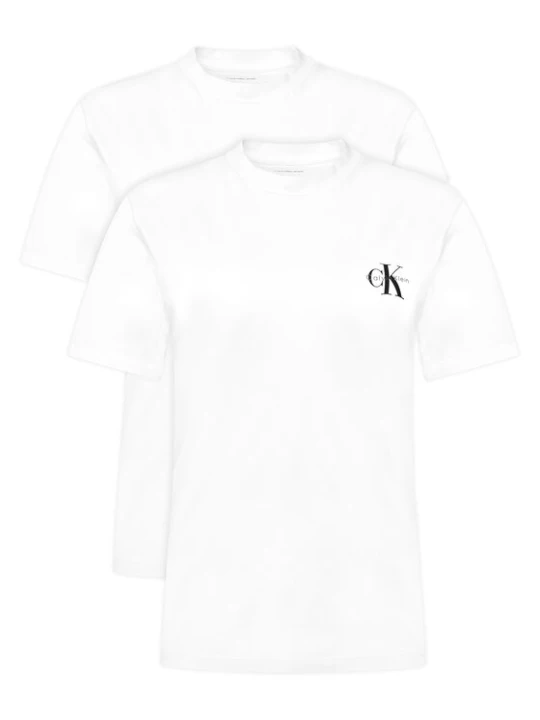 Zdjęcie produktu Calvin Klein Jeans Komplet t-shirtów LV047C905G Biały Regular Fit
