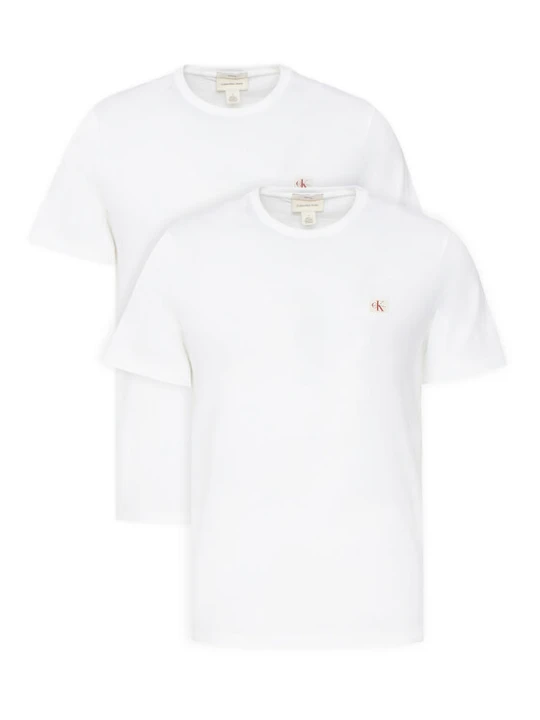 Zdjęcie produktu Calvin Klein Jeans Komplet t-shirtów LV04RD248G Biały Regular Fit