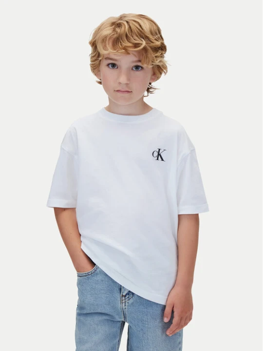 Zdjęcie produktu Calvin Klein Jeans Komplet t-shirtów Monogram LVCKTJI19B Kolorowy Slim Fit