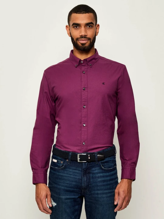 Zdjęcie produktu Calvin Klein Jeans Koszula | Classic fit | oxford fioletowy
