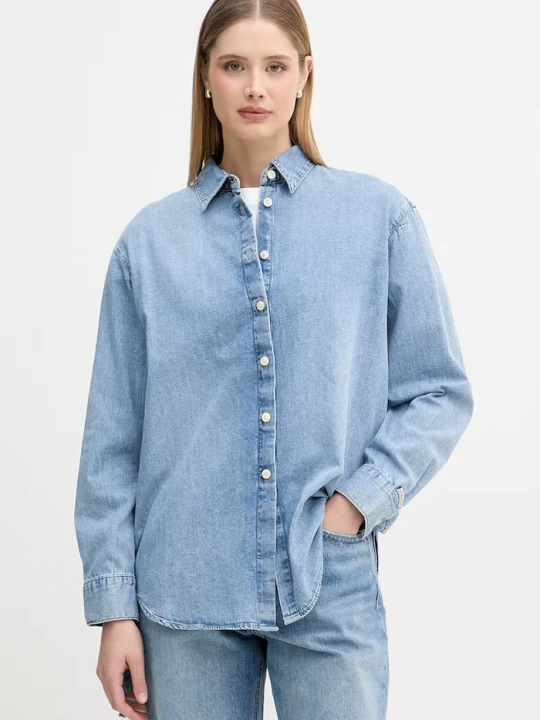 Zdjęcie produktu Calvin Klein Jeans koszula damska jeansowa niebieski