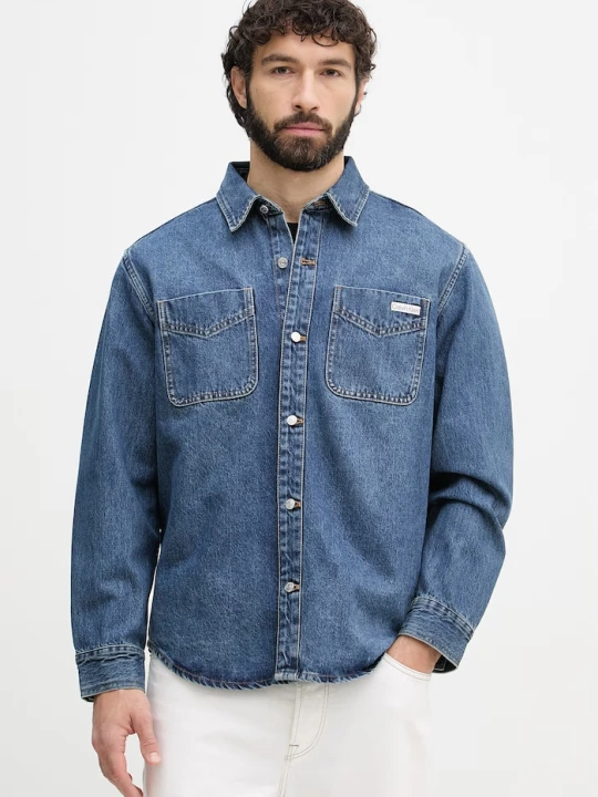 Zdjęcie produktu Calvin Klein Jeans koszula męska jeansowa niebieski