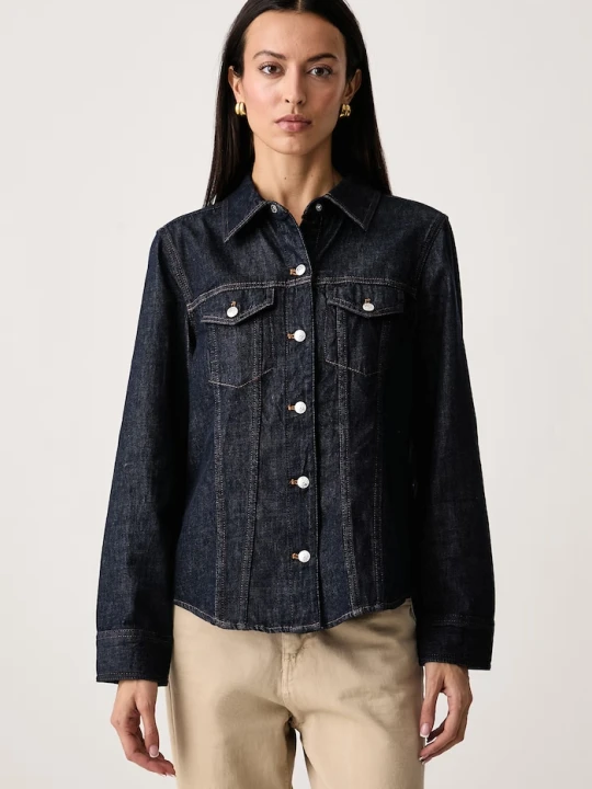 Zdjęcie produktu Calvin Klein Jeans koszula damska jeansowa granatowy