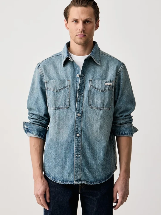 Zdjęcie produktu Calvin Klein Jeans koszula damska jeansowa niebieski
