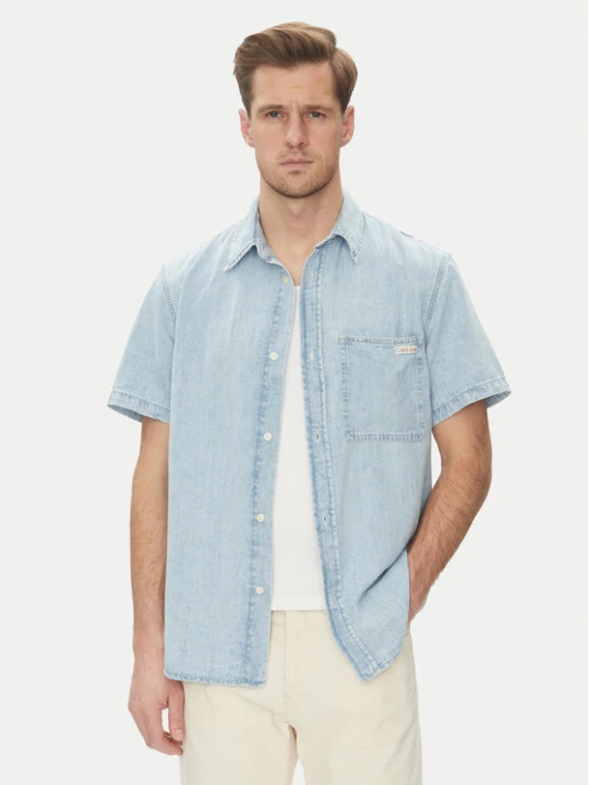 Zdjęcie produktu Calvin Klein Jeans Koszula jeansowa J30J327180 Niebieski Regular Fit