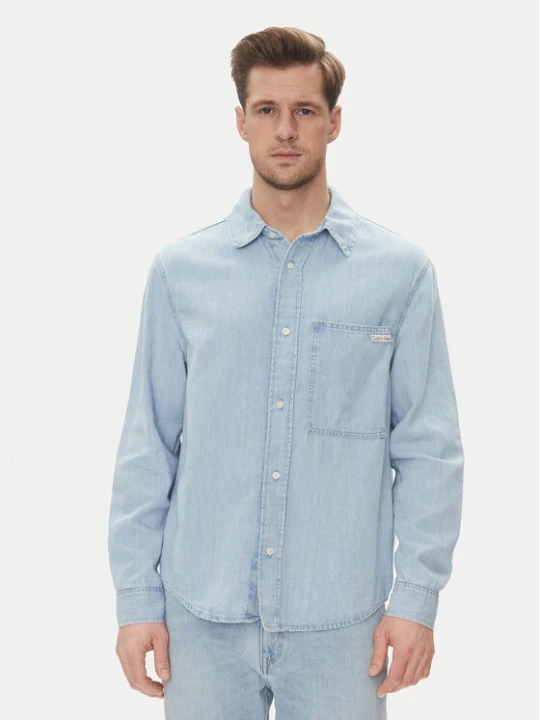 Zdjęcie produktu Calvin Klein Jeans Koszula jeansowa J30J327508 Niebieski Regular Fit