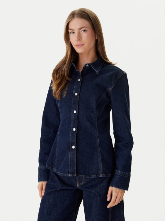Zdjęcie produktu Calvin Klein Jeans Koszula jeansowa LV047E709G Granatowy